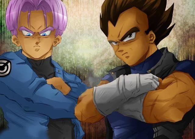 虽然特兰克斯刚刚见到贝吉塔时认为他并不是自己心中想象的父亲,但