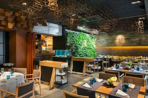 静谧空间 乌克兰fish&fusion餐厅设计(组图)