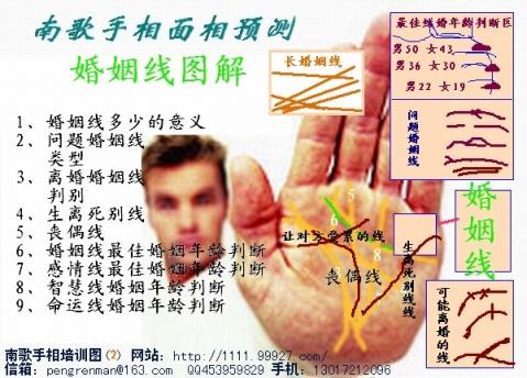 婚姻线,生育线,性线图解