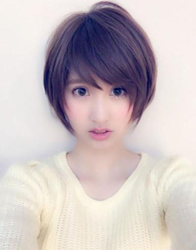 漂亮简洁的短碎发,短发妹纸们很适合的发型