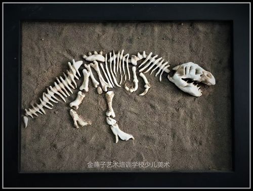 超逼真的恐龙化石