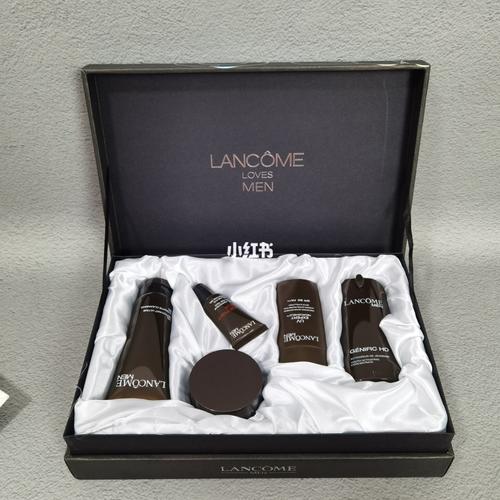 兰蔻男士五件套新版_兰蔻怎么样_精华_洗面奶_眼霜_男士护肤品_补水