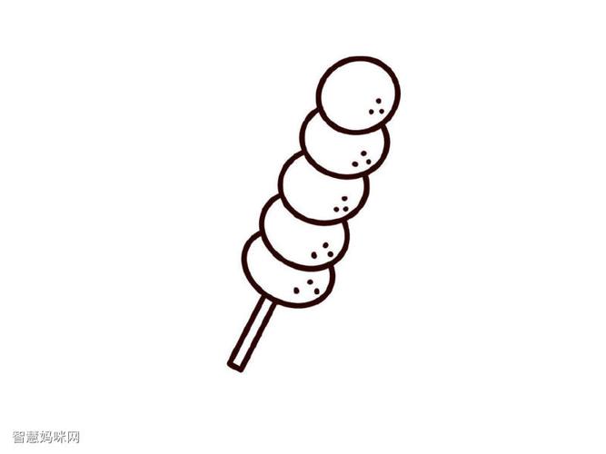 冰糖葫芦简笔画教程