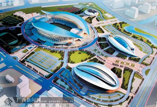 广西体育中心设计效果图.