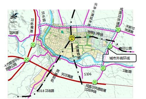 邛崃市城市总体规划20162035