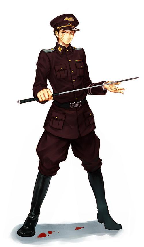 回复古典风韵二次元军服控发穿制服的动漫男男女女