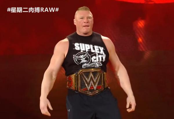 wwe布洛克莱斯纳无视李科学,叫嚣德鲁!沙特大赛稳操胜