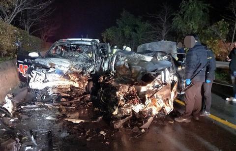 现场惨烈驻韩美军发生严重车祸一家三口当场死亡