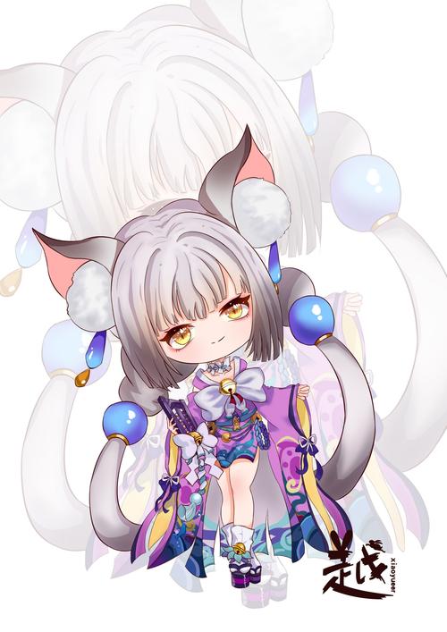 【阴阳师猫掌柜】涂了12个小时的图,画衣服画到眼瞎[二哈]