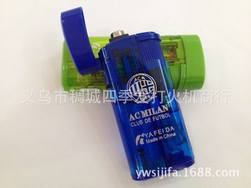 四季发打火机批发 直销 111-1翻盖防风带灯 一次性打火机价格详谈