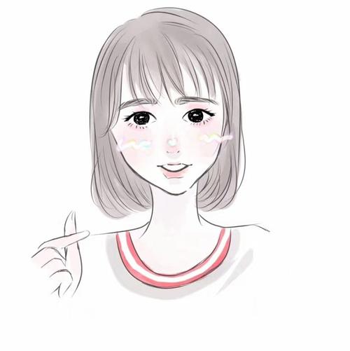 手绘头像 插画头像 绘画头像 动漫头像 卡通头像 漫画头像