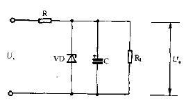 稳压二极管稳压电路图
