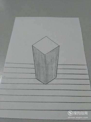 在纸上怎样画立体图形