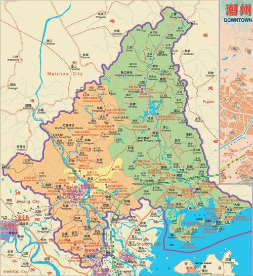 潮州 /a>市位于 a href="#" data-lemmaid="132473">广东省 /a>最东端