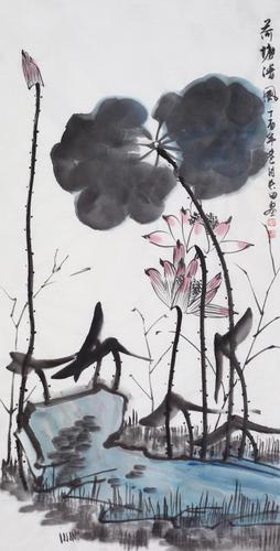 娇美如你,圣洁如你——周长田把荷韵赤裸裸展现给了众人,如他的人格