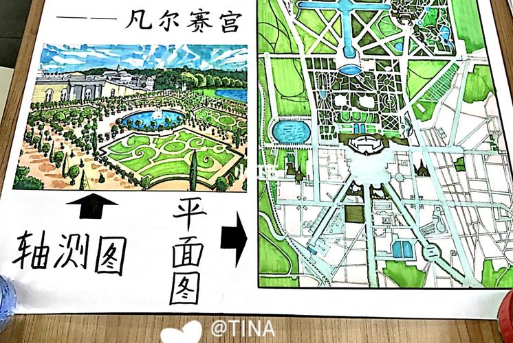 中外园林史手绘_凡尔赛宫_园林_凡尔赛宫_文化_绘画