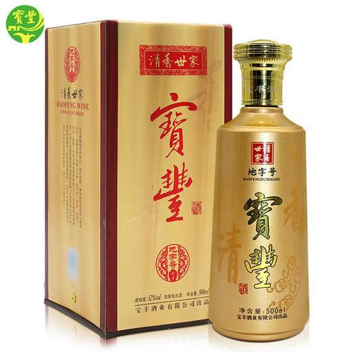 宝丰清香型 清香世家 地字号52度500ml*6 - 宝丰酒官方旗舰店