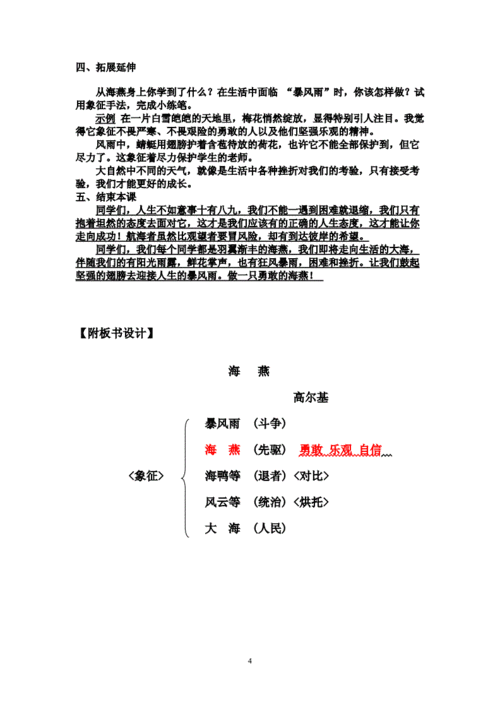 宋桂杰 高尔基《海燕》教学设计.doc