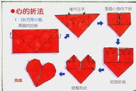 求,折桃心过程图