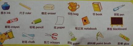 关于文具的英语手抄报 关于英语手抄报