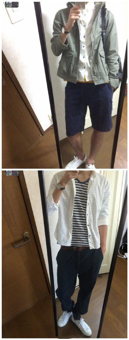 日本一个身高180cm型男的日常帅帅的搭配技巧,可以参考一下