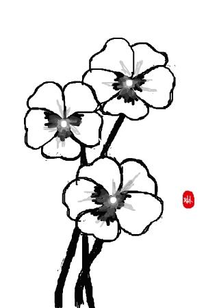 蝴蝶花简笔画图片大全|蝴蝶花简笔画图片,蝴蝶花简笔画大全