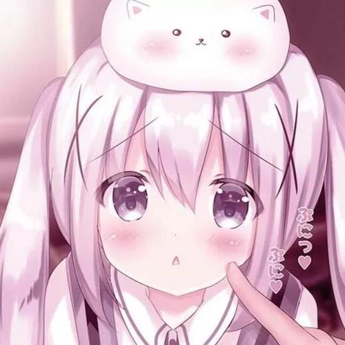 粉色系可爱女生动漫头像 满满的少女心令人心动