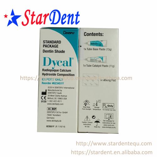 original dentsply composite dentin shade dycal of