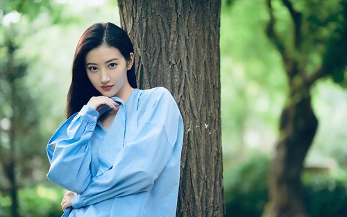 爱豆壁纸系列:景甜清新养眼高清桌面壁纸