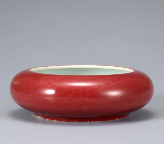 豇豆红观音瓶清康熙 豇豆红釉柳叶瓶 台北故宫博物院馆藏清康熙 豇豆