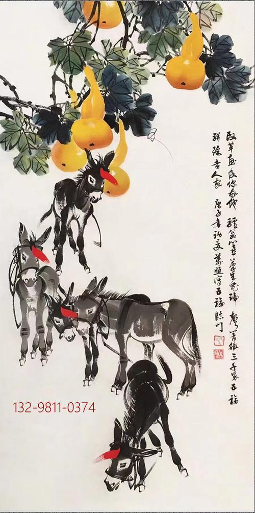 画家王万恒 擅长画毛驴的画家 他画的毛驴臻于化境