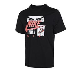 nike耐克短袖t恤夏季新款男子舒适透气休闲运动短袖上衣l黑色