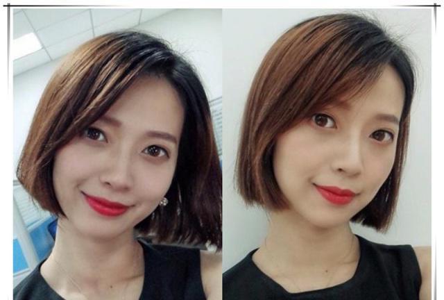齐耳or内扣,减龄显脸小的短发让"大饼脸"消失,美出新高度