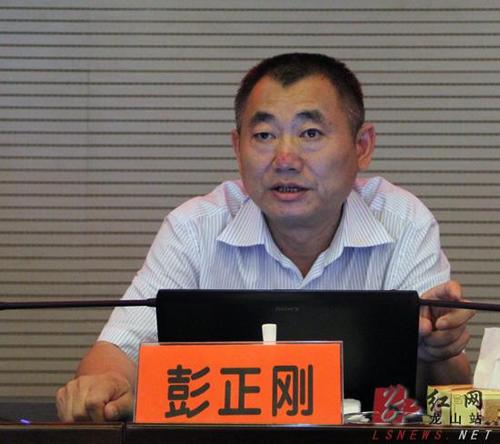 县委书记彭正刚主持学习