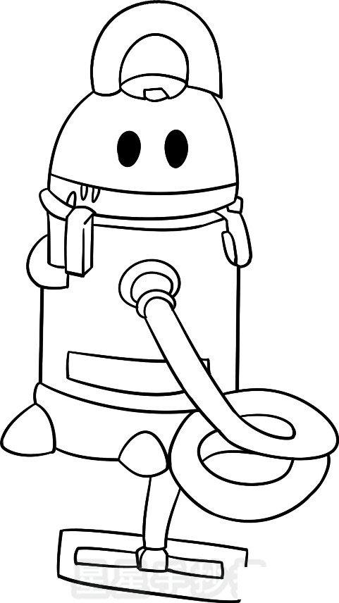 吸尘器简笔画简单画法