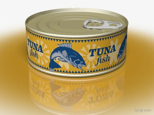 鱼罐头包装样机效果图png素材透明免抠图片-装饰效果