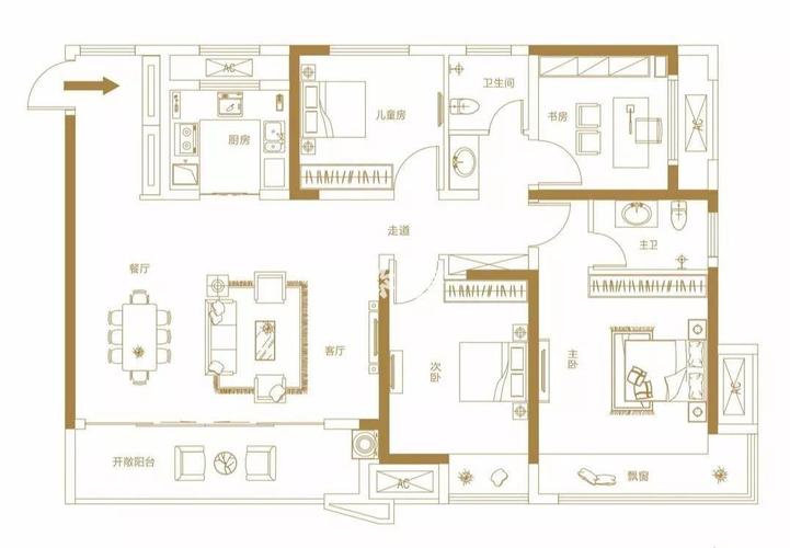 二手房小区 鑫苑名城  户型图(15)