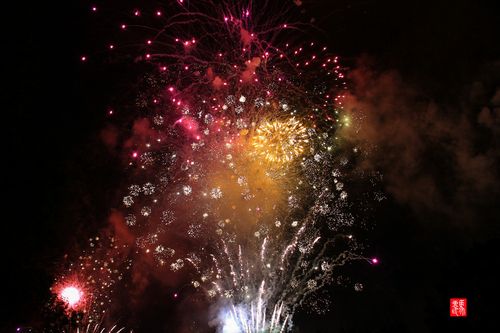 【礼花焰火迎新年摄影图片】纪实摄影_太平洋电脑网