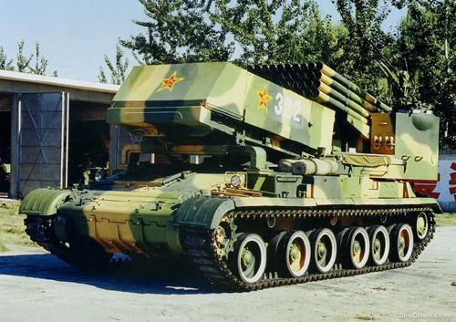 phz89型122毫米多管自行火箭炮系统装备到解放军装甲师,替代老式的70