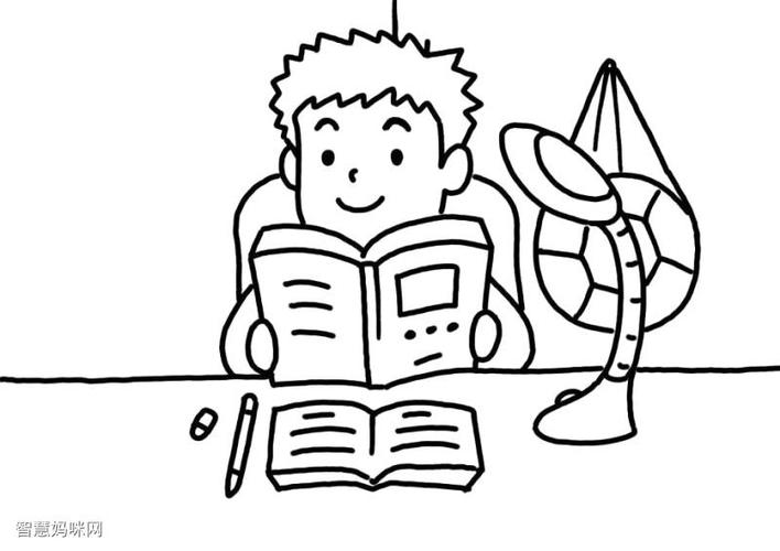 假期计划简笔画