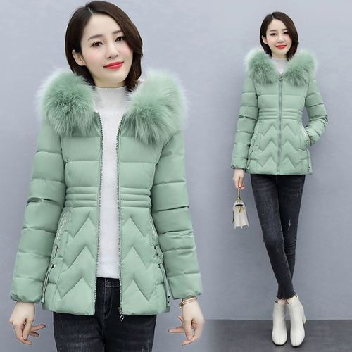 艾莱依反季羽绒服女2021年新款短款韩版羽绒羽绒服服