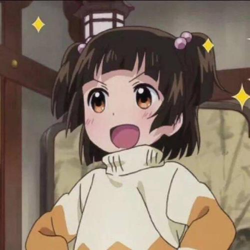 动漫女生头像 你是微笑里的甜