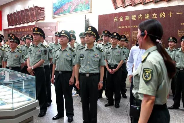 安徽省军区组织机关干部赴革命老区金寨参观见学!