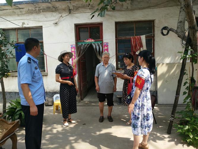 舞钢市朱兰街道办事处和谐社区――近日工作齐头并进