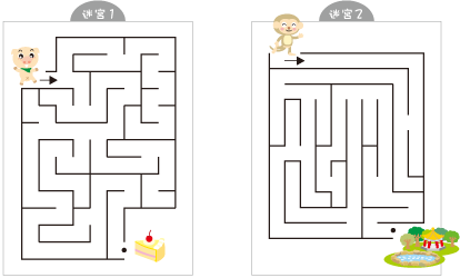 儿童简单迷宫图片,幼儿制作简单迷宫图,简单迷宫,怎样画 简