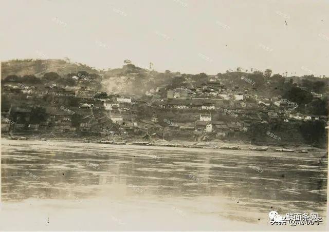 云阳县县城 1940年 亚细亚大观