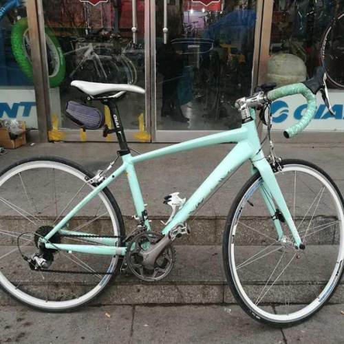 捷安特liv女士公路车 台湾产 卡马龙色 9成新