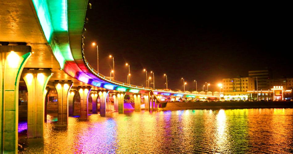 生态邓州,美丽湍河.