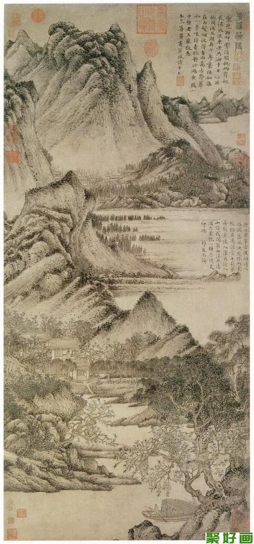 元代画家王蒙山水画作品赏析