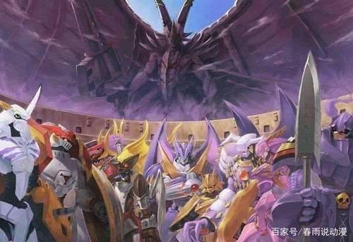 数码宝贝:龙族有多强?一帝三皇四天王,战斗暴龙兽排不上名号